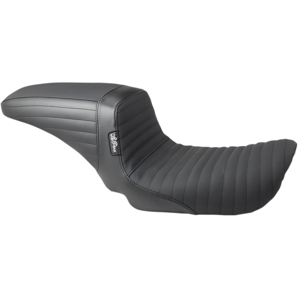 LE PERA Kickflip Seat - Pleated w/ Gripp Tape - Black - FXD '04-'05 LF-591PTGP