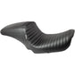 LE PERA Kickflip Seat - Pleated - Black - FXD '04-'05 LF-591PT