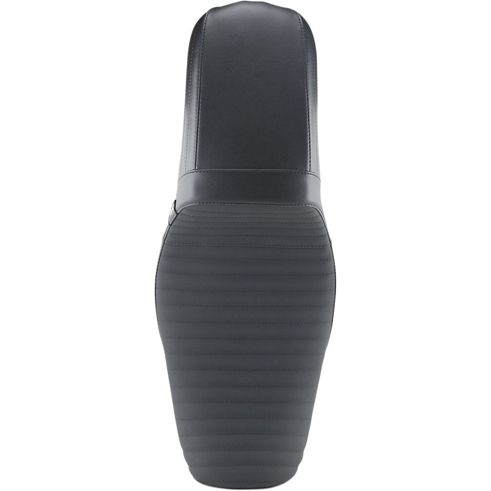 LE PERA Kickflip Daddy Long Legs Seat - Pleated w/ Gripp Tape - Black - FX '06-'17 LK-591DLPTGP