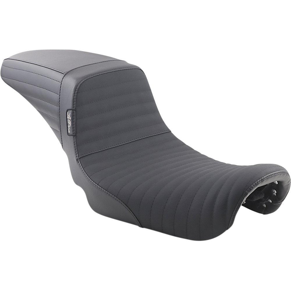 LE PERA Kickflip Daddy Long Legs Seat - Pleated w/ Gripp Tape - Black - FX '06-'17 LK-591DLPTGP
