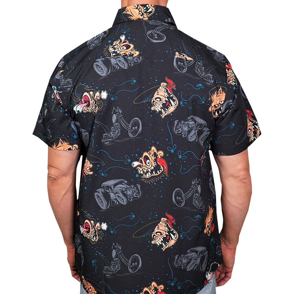 LETHAL THREAT Monster Built Shirt - Black - Large MG60130L