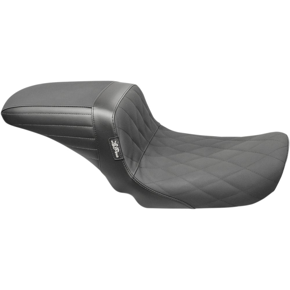 LE PERA Kickflip Seat - Diamond w/ Gripp Tape - Black - FXD '06-'17 LK-591DMGP
