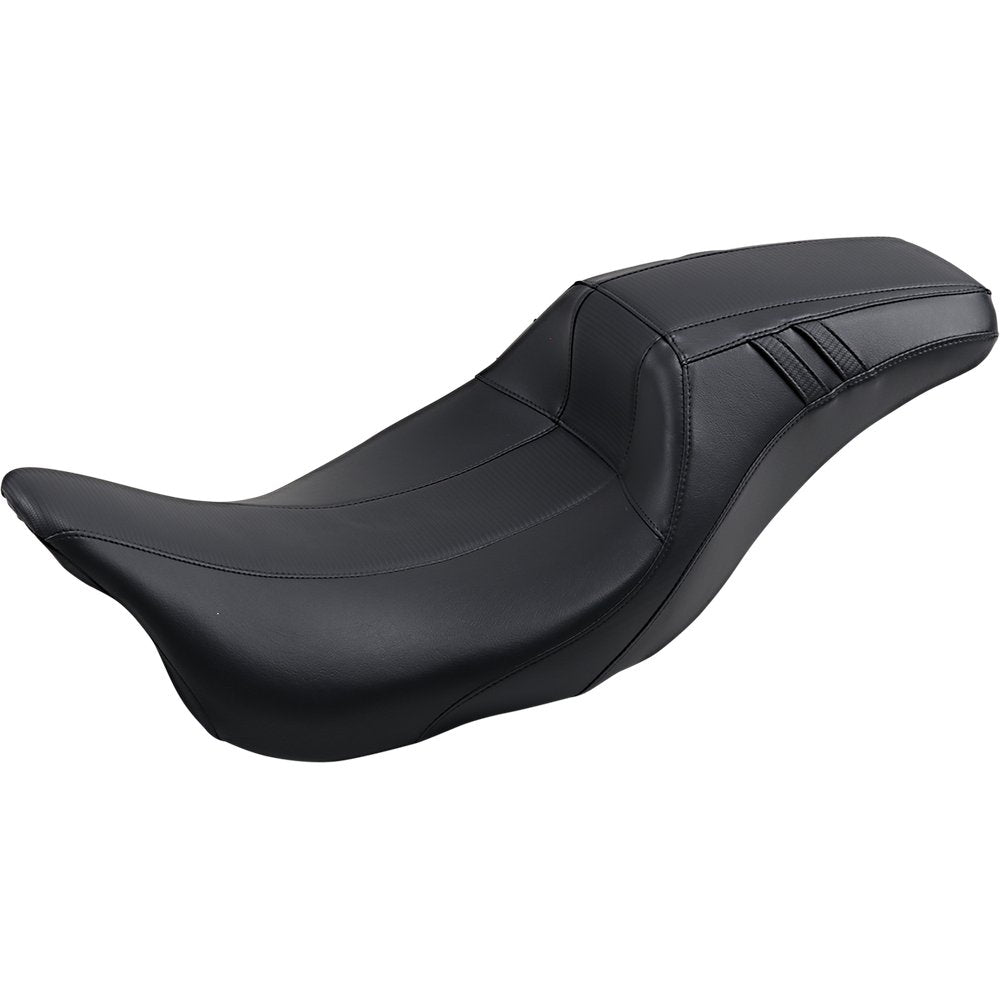 LE PERA Outcast Daddy Long Legs Seat - Full-Length - w/o Backrest - Carbon Fiber Inlay - Black - FL '08-'23 LK-987DLGT3