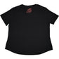 LETHAL THREAT Women's Speed & Sound V-Neck T-Shirt - Black - 3XL LA70200-3X
