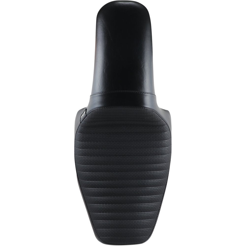 LE PERA Daytona Sport Seat - Basketweave/Pleated - Black - FXR '82-'00 L-541BWPT