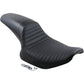 LE PERA Daytona Sport Seat - Basketweave/Pleated - Black - FXR '82-'00 L-541BWPT
