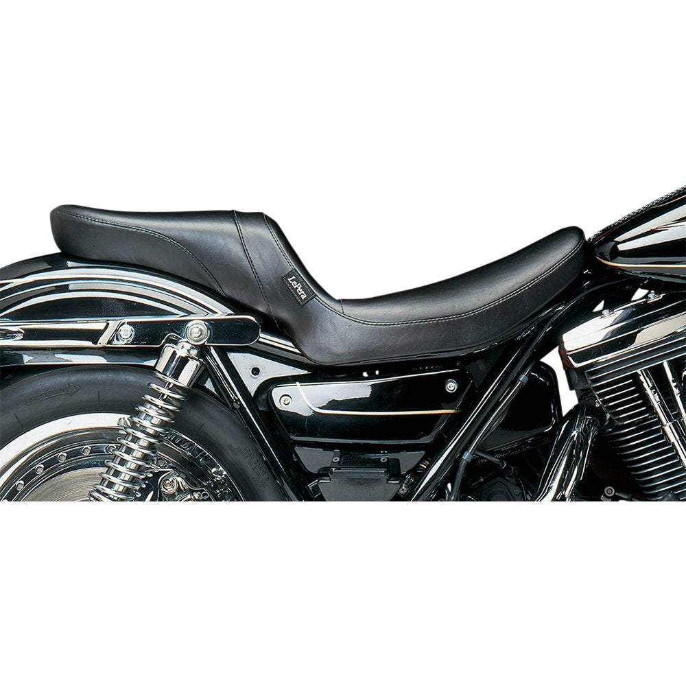 LE PERA Daytona 2-Up Seat - Without Backrest - Smooth - Black - FXR L-547S