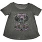 LETHAL THREAT Women's Sinwheels T-Shirt - Gray - 1X LA20613-1X