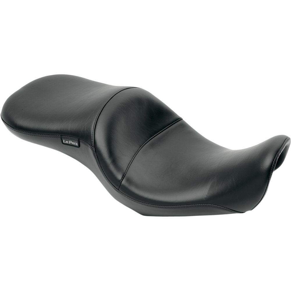 LE PERA Maverick Seat - without Backrest - Smooth - Black - FLD/FXD '06-'17 LK-970S