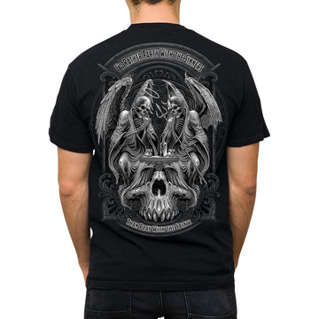 LETHAL THREAT Party with the Sinners T-Shirt - Black - XL LT20905XL