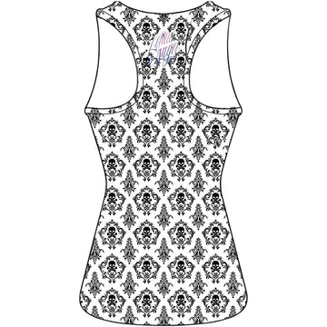 LETHAL THREAT Women's Painted Soul Tank Top - White - Large LA20472L