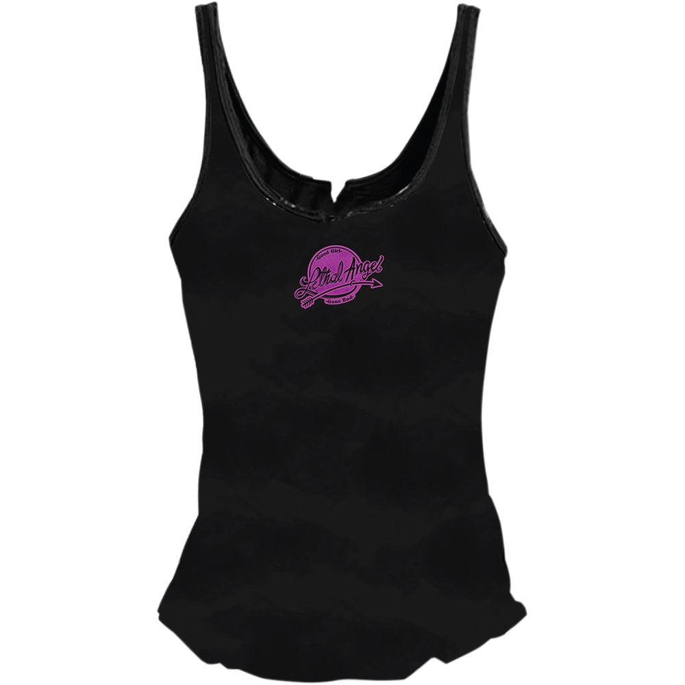 LETHAL THREAT Women's Most Wanted Tank Top - Black - 2XL LA205962X