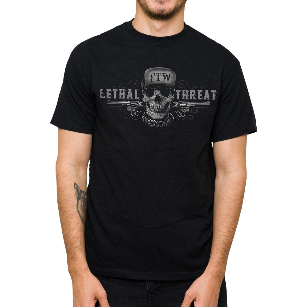 LETHAL THREAT Friend or Foe T-Shirt - Black - 3XL LT20904XXXL