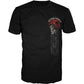 LETHAL THREAT Forever Two Wheels T-Shirt - Black - 5XL LT20898-5XL