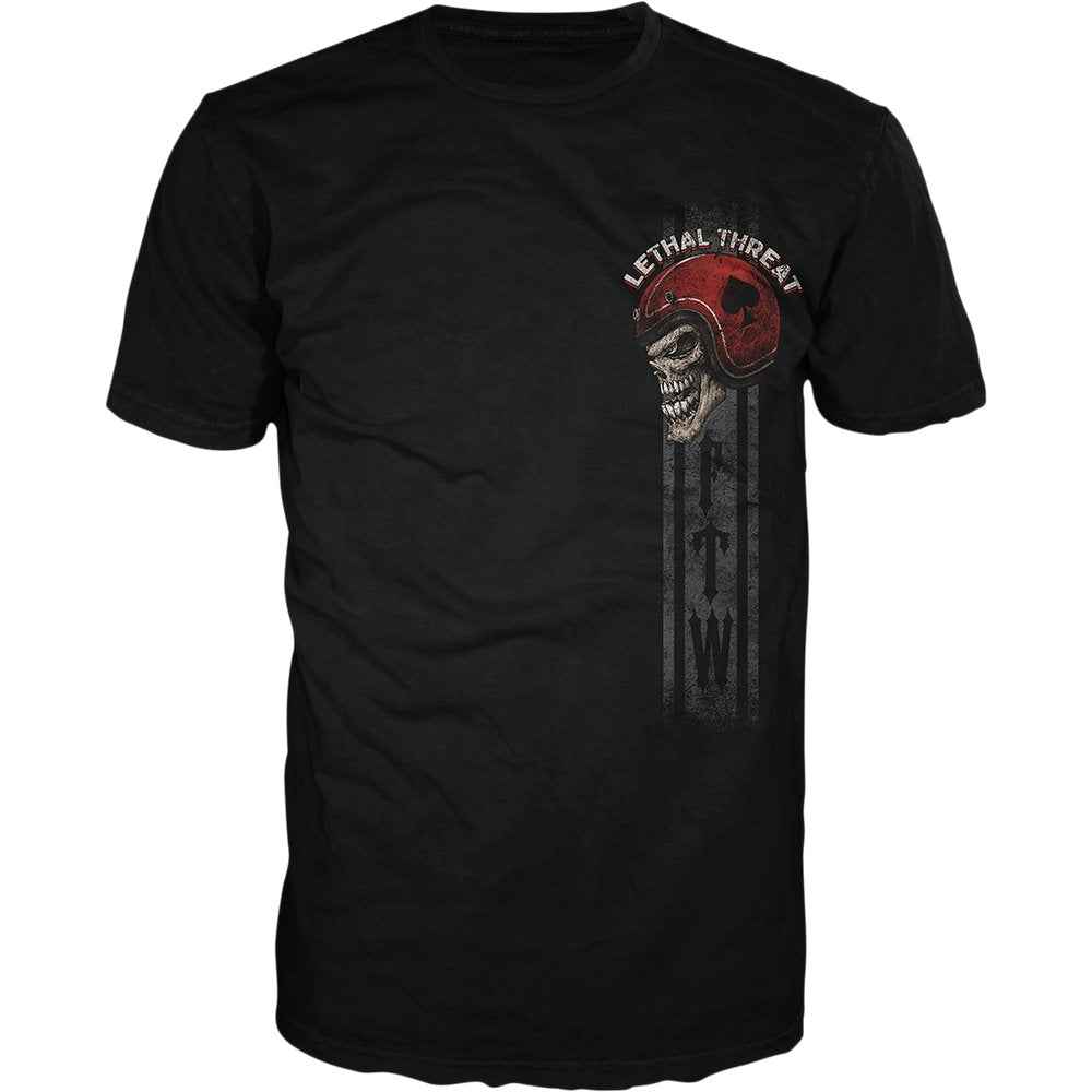 LETHAL THREAT Forever Two Wheels T-Shirt - Black - 5XL LT20898-5XL