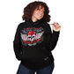 LETHAL THREAT Women's Skulls and Thorns Pullover Hoodie - Black - 1XL HD84071-1X