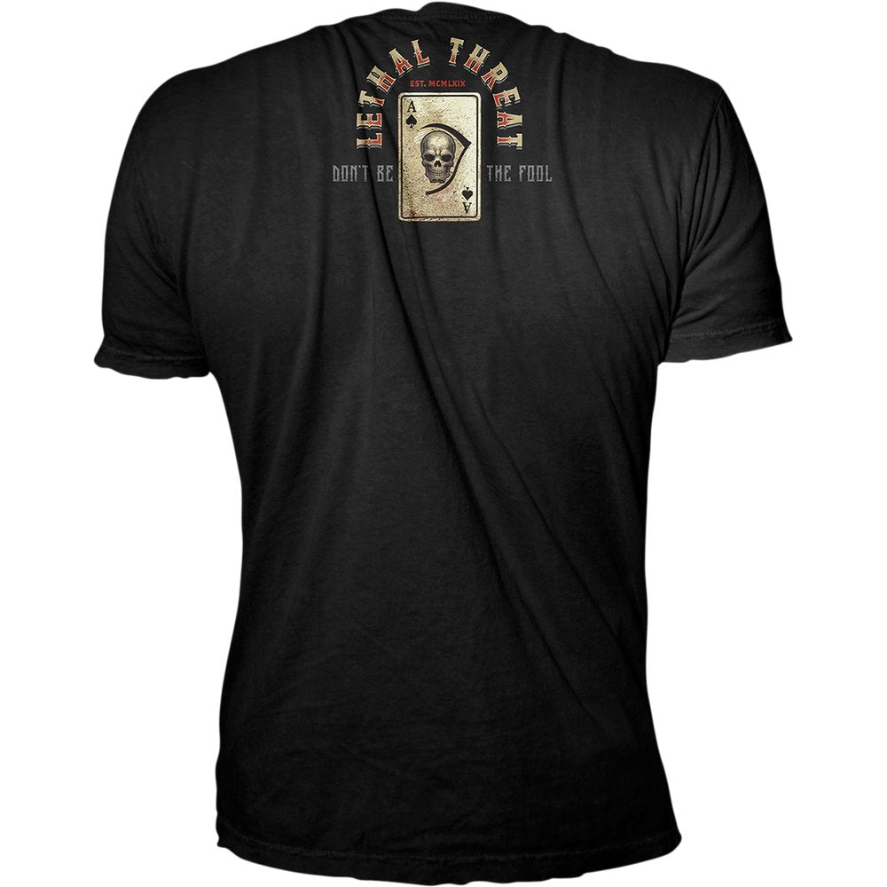 LETHAL THREAT Play the Hand T-Shirt - Black - 3XL LT20894XXXL