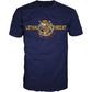 LETHAL THREAT Skool of Hard Knocks T-Shirt - Blue - Large LT20896L