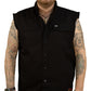 LETHAL THREAT No Regrets Printed Sleeveless Button Down Shirt - Black - Large CO60190L