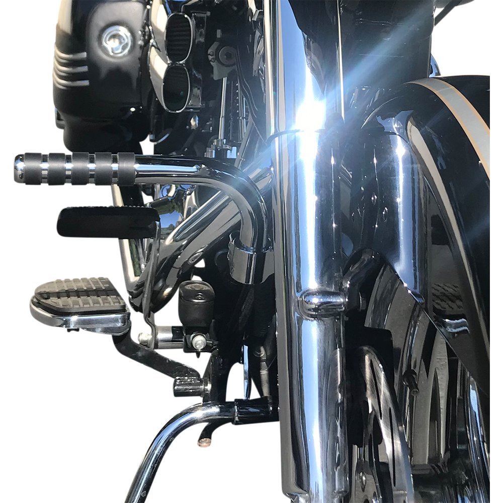 LINDBY Adjustable Footrest - Chrome - FLH '14-'23 280000