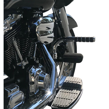 LINDBY Adjustable Footrest - Chrome - FLH '14-'23 280000