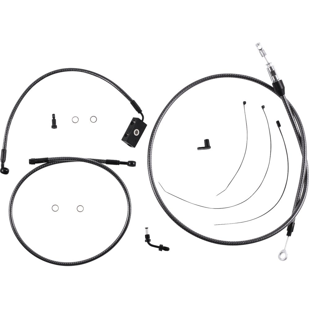 MAGNUM SHIELDING KARBONFIBR Designer Handlebar Installation Kit - 6" - '18-'24 Softail 7871256