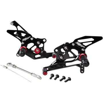 MGP MGP Rearset - Black - Yamaha 81502-2500