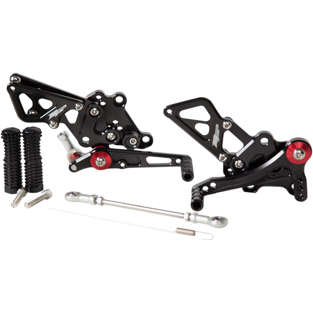 MGP MGP Rearset - Black - Kawasaki 51303-2500
