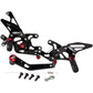 MGP MGP Rearset - Black - Honda 40801-2500