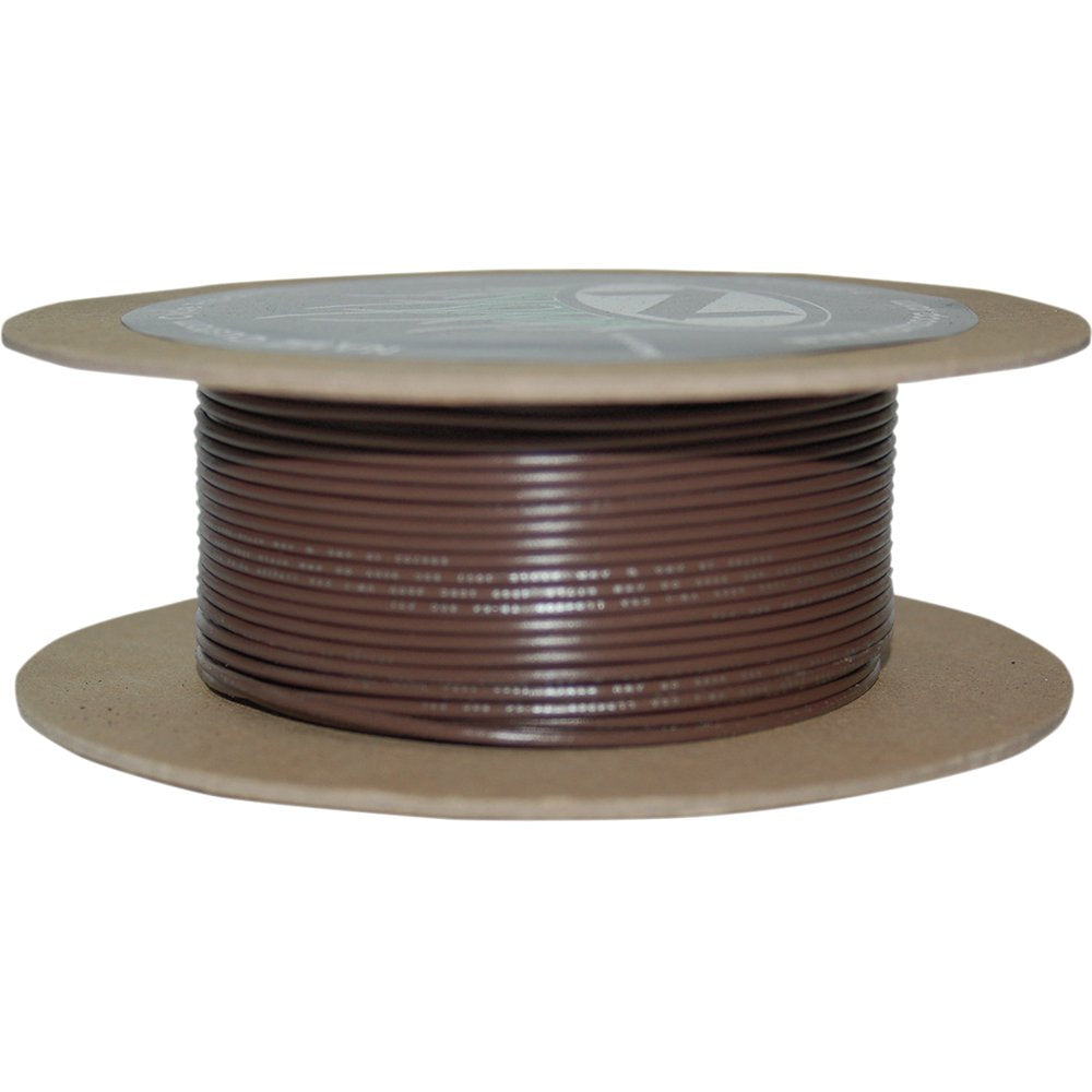 NAMZ 100' Wire Spool - 18 Gauge - Brown NWR-1-100
