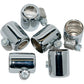 NAMZ Oil Line Hose Clamps - Chrome - 3/8" - 6-Pack NHC-CH206
