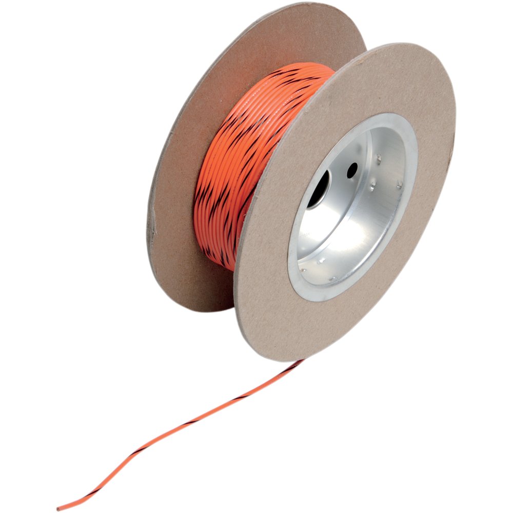 NAMZ 100' Wire Spool - 18 Gauge - Orange/Black NWR-30-100