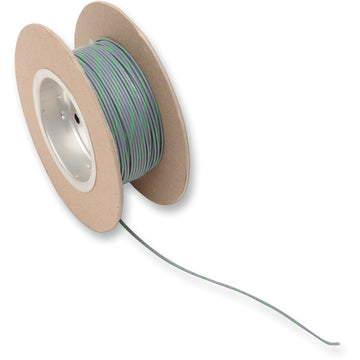 NAMZ 100' Wire Spool - 18 Gauge - Gray/Green NWR-85-100
