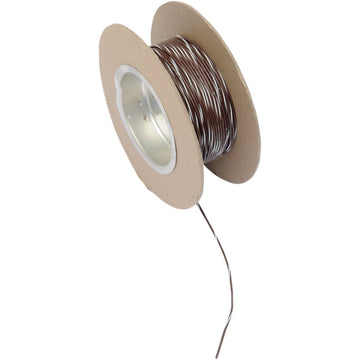 NAMZ 100' Wire Spool - 18 Gauge - Brown/White NWR-19-100
