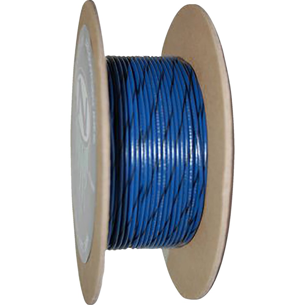 NAMZ 100' Wire Spool - 20 Gauge - Blue/Black NWR-60-100-20