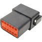 NAMZ Deutsch Receptacle - 12 Pin - Black DR-12B