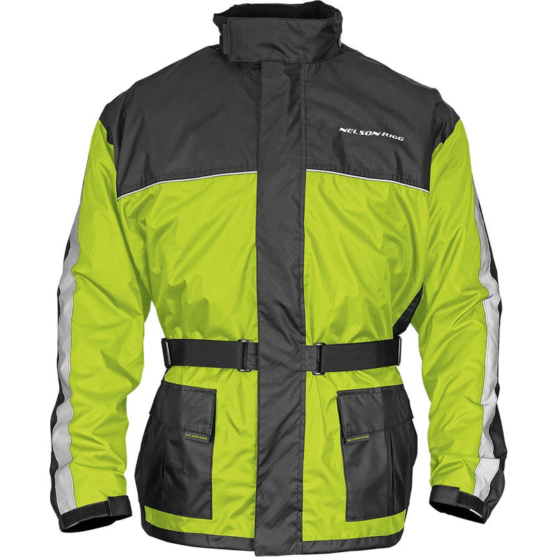 NELSON RIGG Solo Storm Jacket - Hi-Vis Yellow/Black - 3XL SSJ-HVY-06-3XL