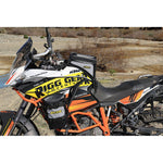 NELSON RIGG Hurricane RiggPak Crash Bar/Tail Bag - Black/Gray SE-4005
