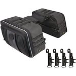 NELSON RIGG Road Trip Saddlebags - Black NR-400