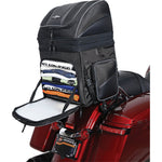NELSON RIGG Destination Backrest Rack Bag - Black NR-230