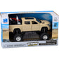 NEW RAY TOYS Toyota Tundra Off Road Pick Up w/ Honda Dirt Bike - 1:32 Scale - Tan/Red SS-54456