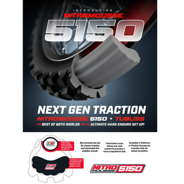 NITROMOUSSE NitroMousse Tube - 5150/Platinum - 18" NM-5150-18