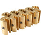 NO-MAR Wheel Weights - 1-1/4 oz - Brass - 10 Pack WT-SPK10BR-125