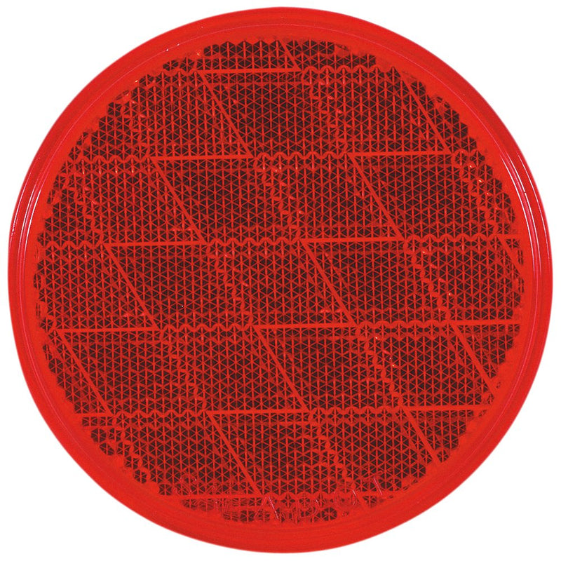 OPTRONICS INC. Replacement Round Reflector - Red RE-21RS