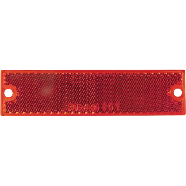 OPTRONICS INC. Replacement Rectangular Reflector - Red RE-15RK