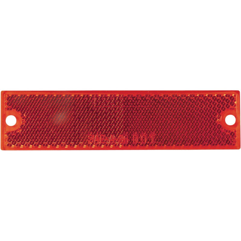 OPTRONICS INC. Replacement Rectangular Reflector - Red RE-15RK