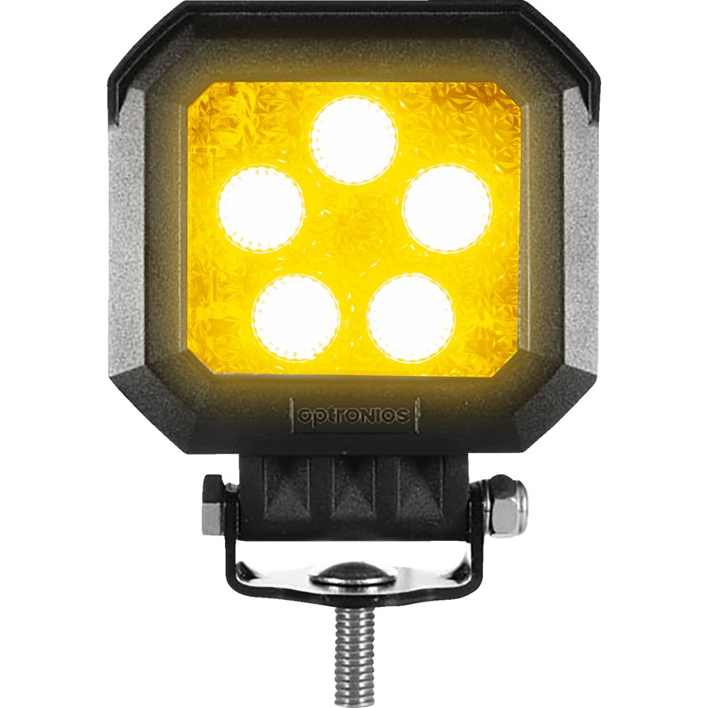 OPTRONICS INC. Flood Light - Yellow - Heated Lens TLL75AHHB