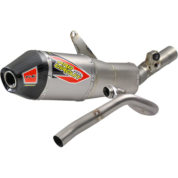 Pro Circuit Ti-6 Titanium Exhaust System - Honda 450 0312145F