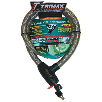 TRIMAX Braided Cable Lock - 48" TG3048SX