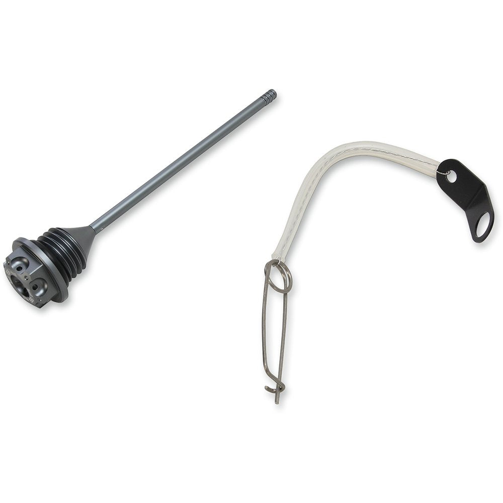 PSR Oil Cap Kit with Dipstick - Gunmetal - M20 x 2.5 - Honda 00-01305-29